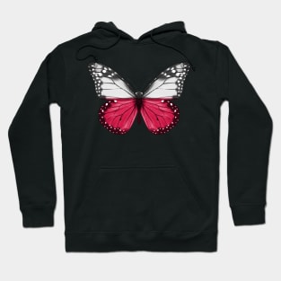 Polish Flag  Butterfly - Gift for Polish From Poland Hoodie